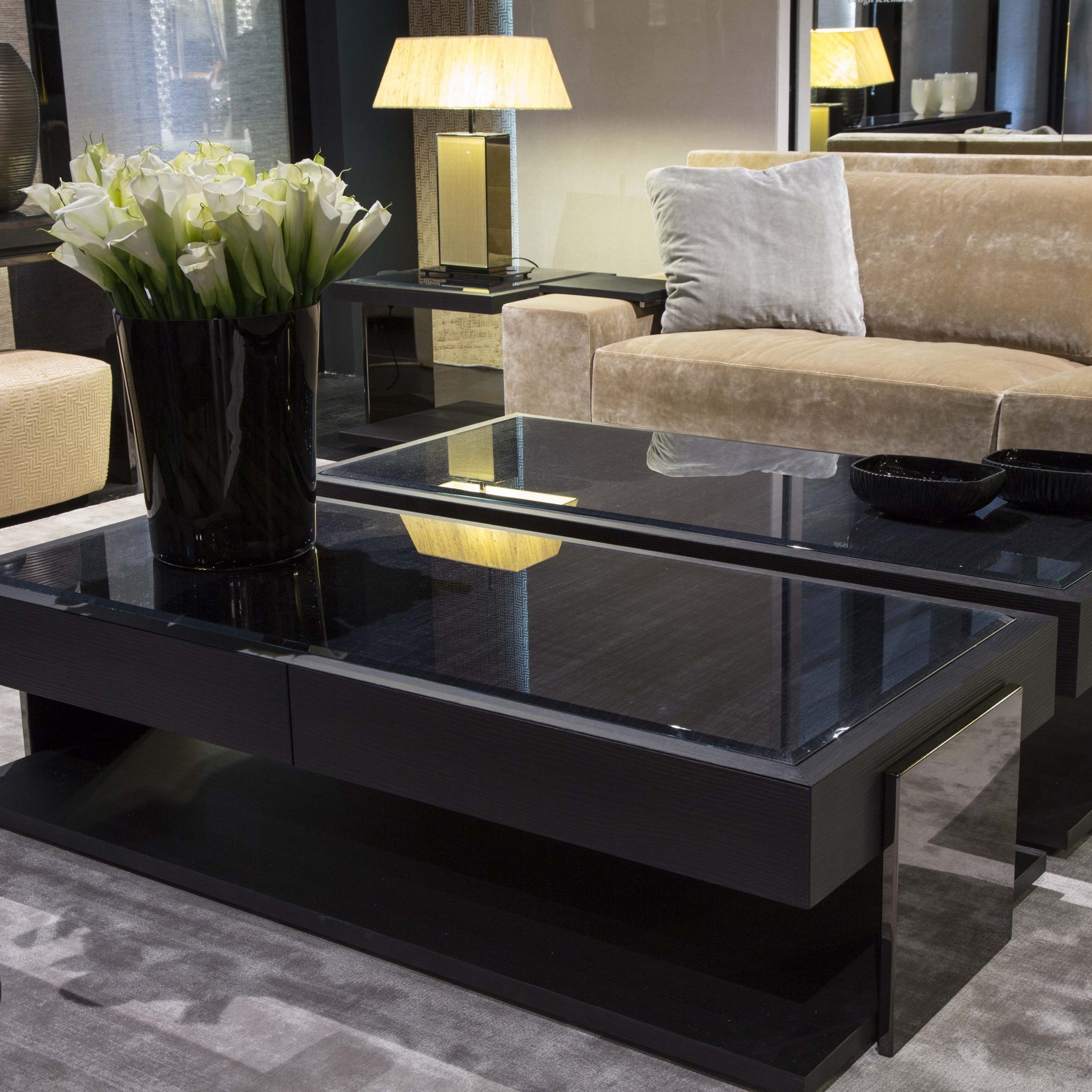 Black and More ottoman1