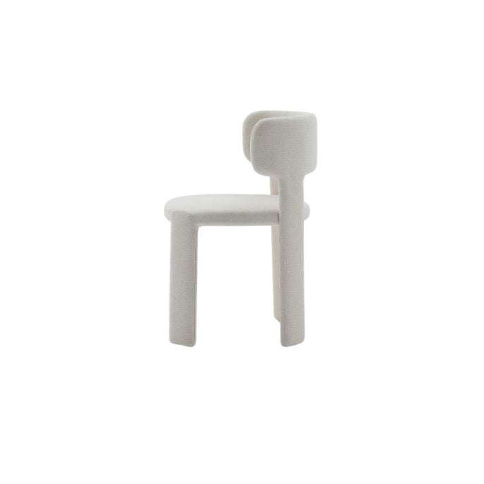 White chair on a white background