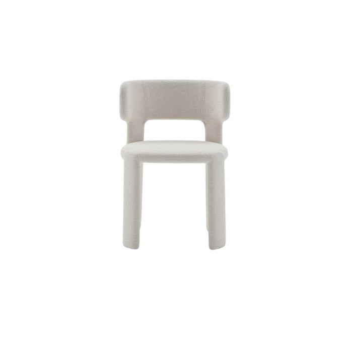 White chair on a white background