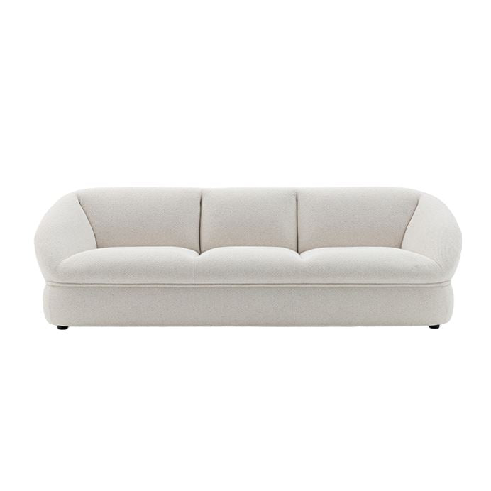 Beige sofa on a white background