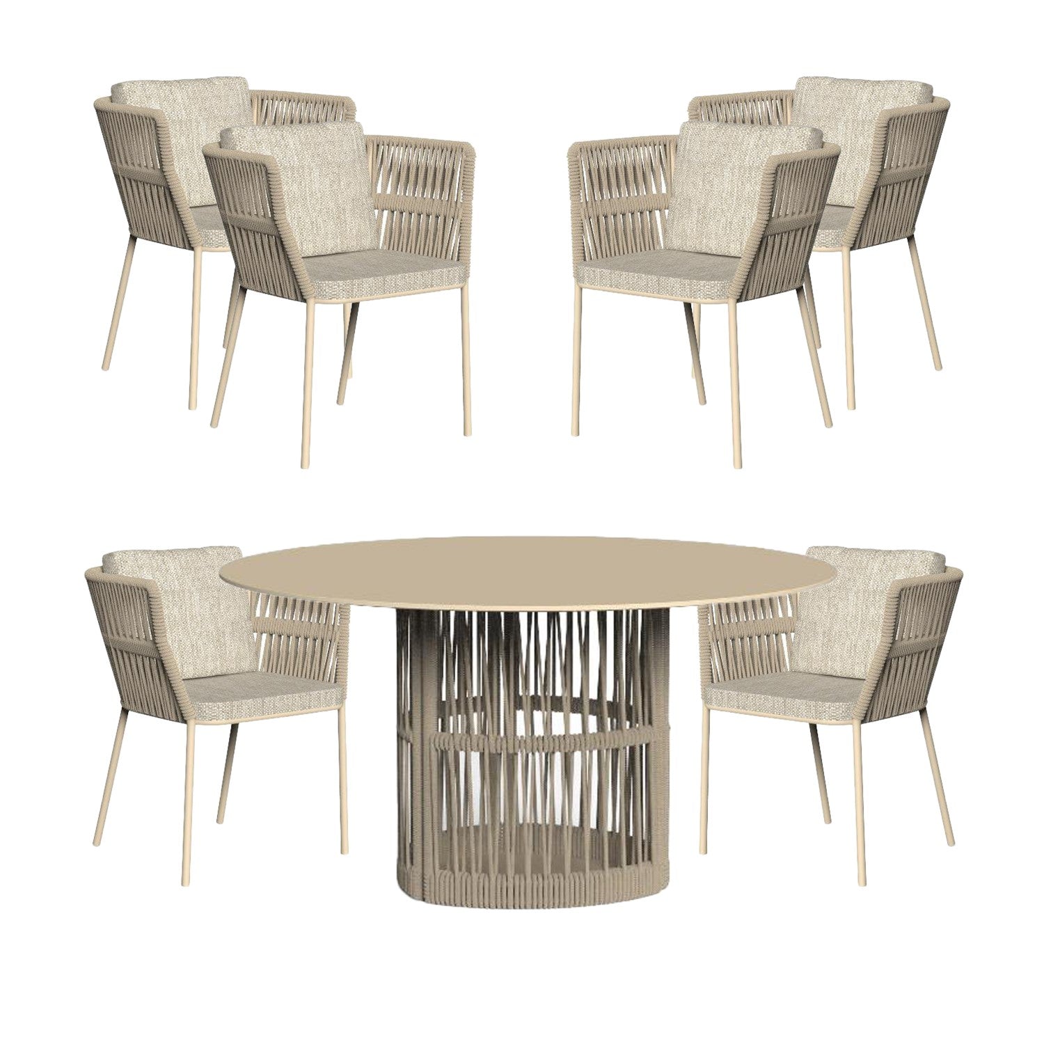 Cliff Dining 6 Chairs