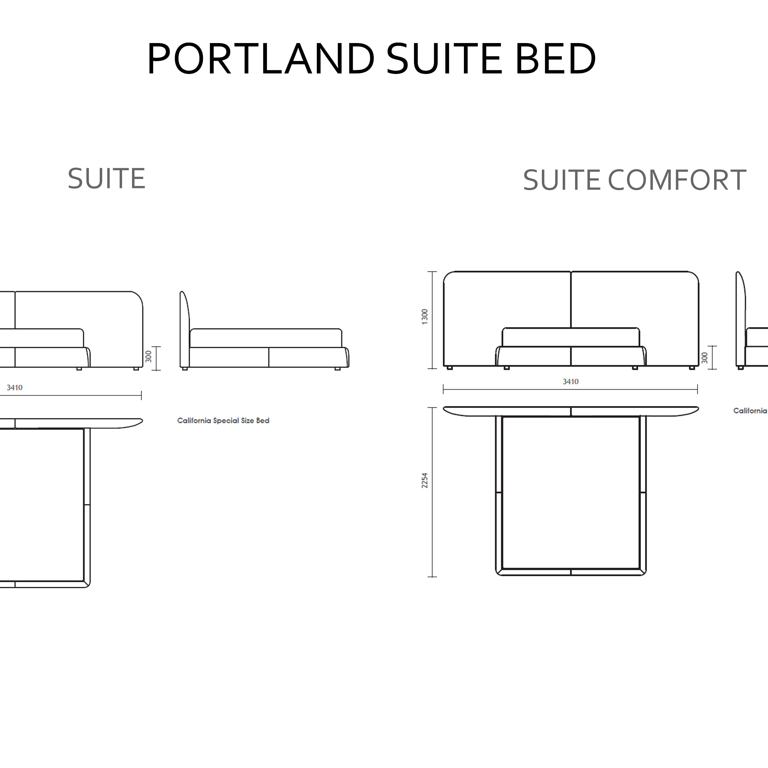 Portland Suite bed