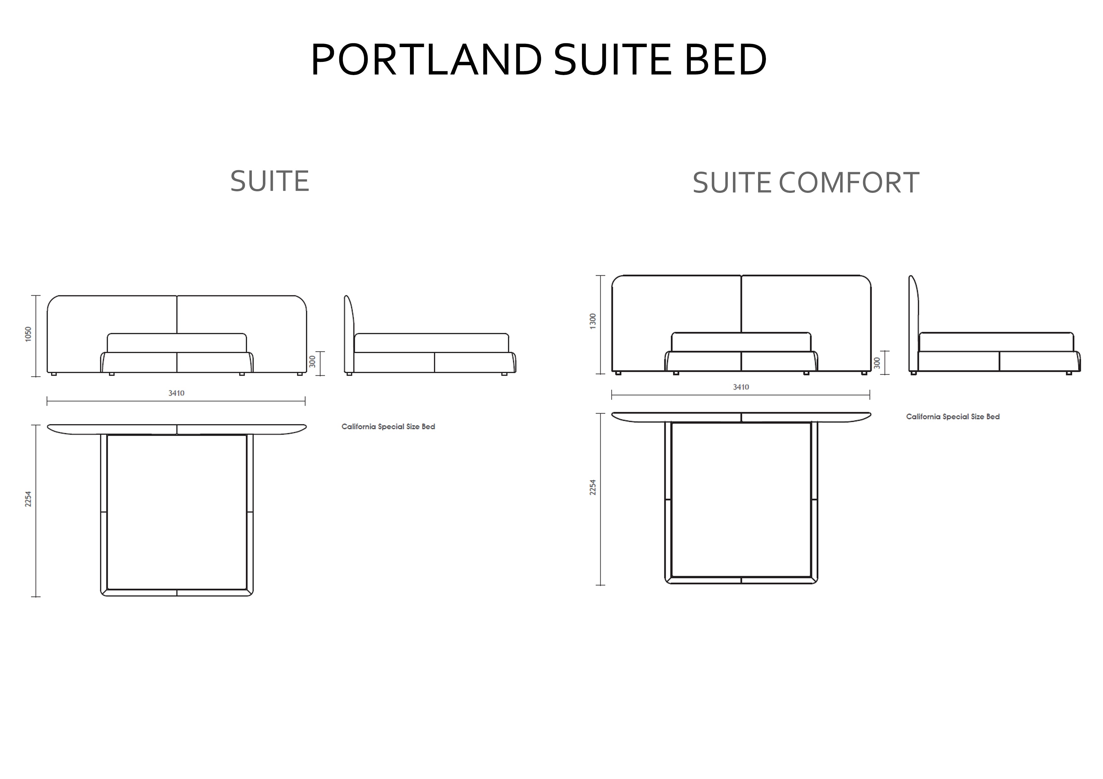 Portland Suite bed